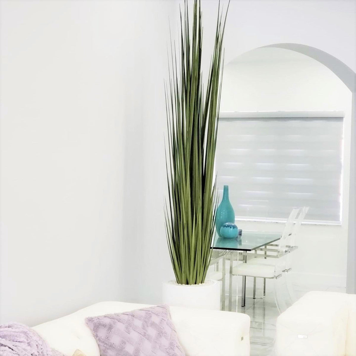 Pasto ornamental artificial en maceta Dax – Tamaño L