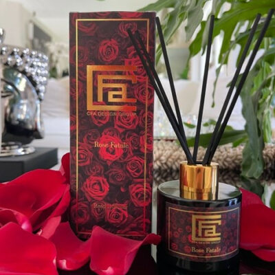 Difusor de aroma con varitas Rose Fatale